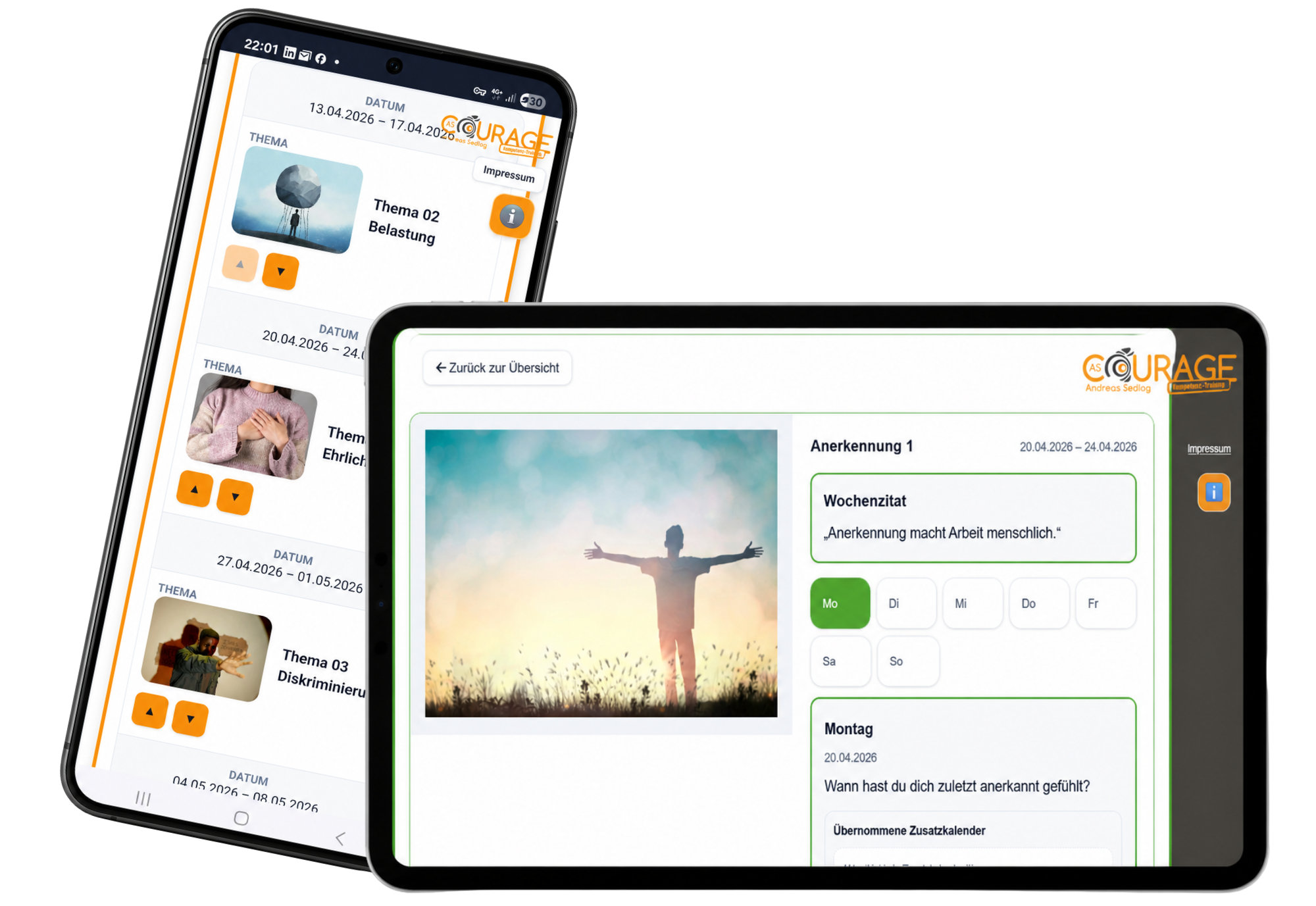 Thema der Woche App auf Android-Gerät