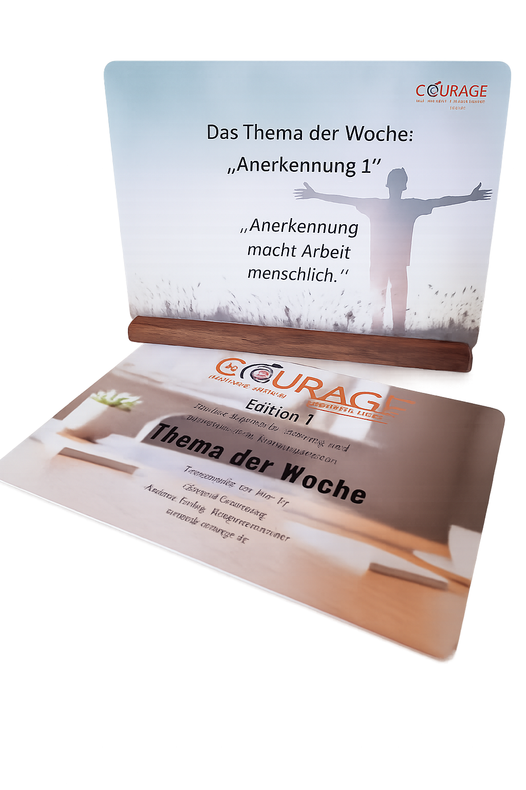 Making-of zu Thema der Woche – analoge und digitale Version